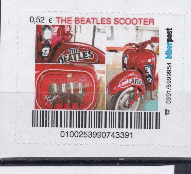 Privatpost. Biberpost. The Beatles Scooter, postfrisch