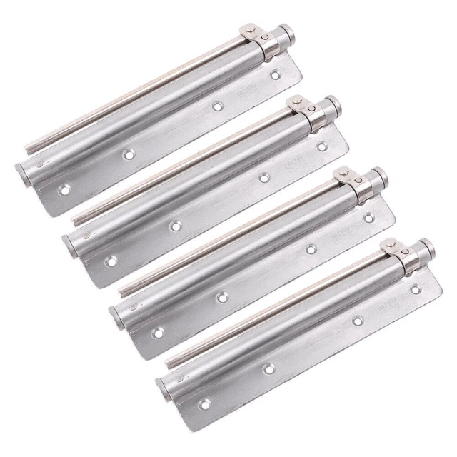 4 pz chiudiporta di chiusura automatica montato in superficie inox modificabile con classificazione antincendio po