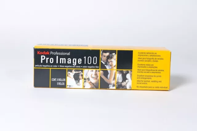 Kodak Pro Image 100 Color 35mm Film - 5 Pack Exp.08/2025