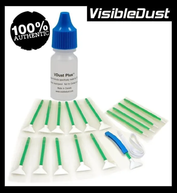 Visible Dust VDust Plus + écouvillons de nettoyage MXD verts pour capteur...