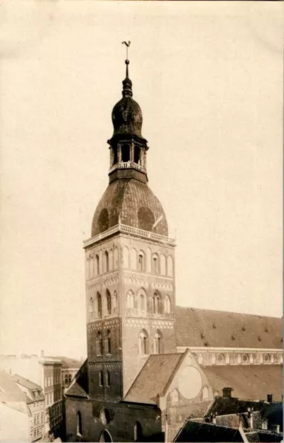 FOTO AK GRUß AUS LETTLAND RIGA KIRCHE UM 1920 - 1930