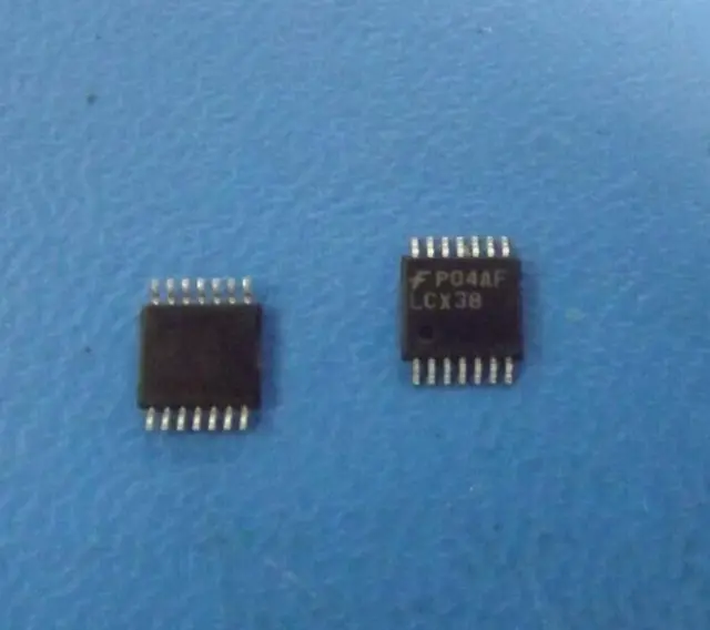 (40pcs) 74LCX38MTC NAND Gate 4-Element 2-IN CMOS 14-Pin TSSOP