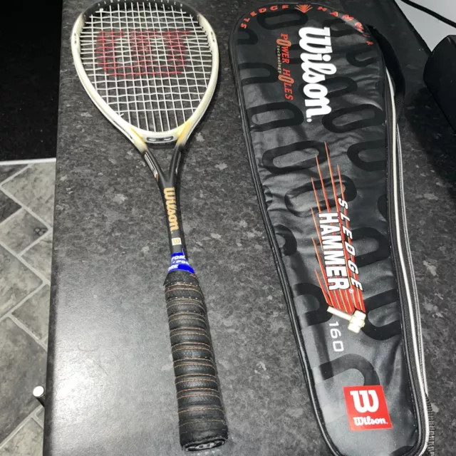 Wilson Sledge Hammer 160 Squash Racket With Case