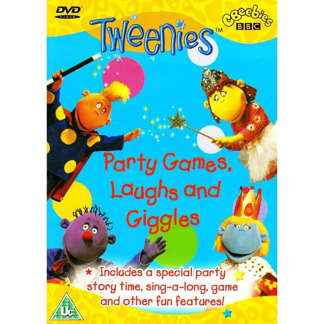 TWEENIES PARTY Games, Laughs And Giggles, DVD + FREE BONUS FILM! 56B10 £3.99 PicClick UK