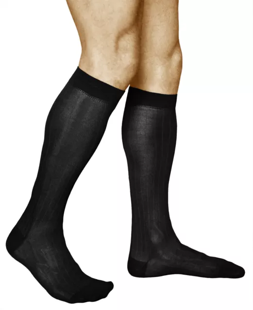 Calcetines Largos Premium Algodón Mercerizado Hombre Finos Duraderos - VITSOCKS