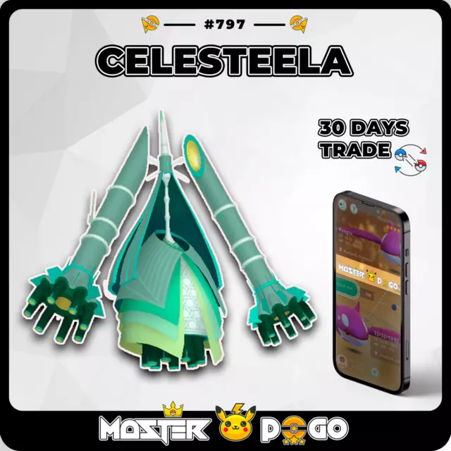 ✅ CELESTEELA - Pokémon GO | 🔄️ Instant Trade 30 Days Trade 🪐 ULTRA
