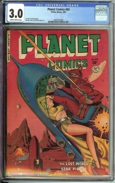Planet Comics #65 Cgc 3.0 Sb Pages // Lee Elias/George Tuska Art 1951