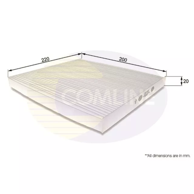 For Toyota Avensis T25 2.2 D-CAT Genuine Comline Pollen Cabin Pollen Filter