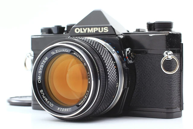 [ près De Mint ] Olympus OM-1 Noir Reflex 35mm Caméra à Film W/50mm F1.4