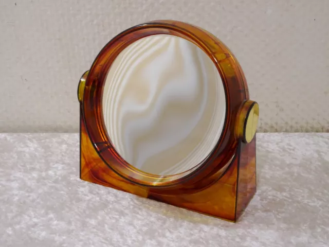 Njjzdd - Design Specchio Cosmetico Base-Specchio - Vintage Um 1970
