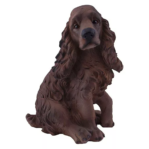 Large Dog Sculpture Spaniel Statue Outdoor Garden Figurines Yard Pet Ornament