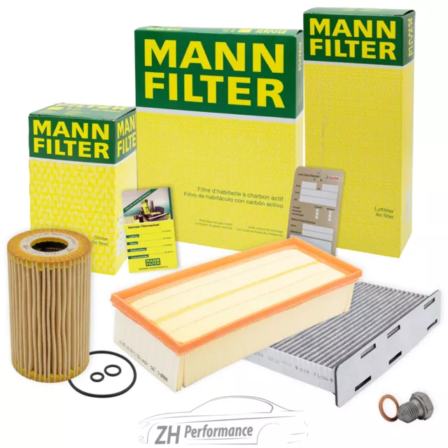 Mann-Filter Inspektionspaket Filtersatz Für Audi A4 8K B8 1.8 2.0 Tfsi Ab 07