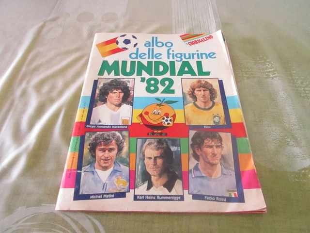 Album Mundial 82 Il Giornalino - Espana 82, Avec Poster Maradona Et Figurines Non Collées