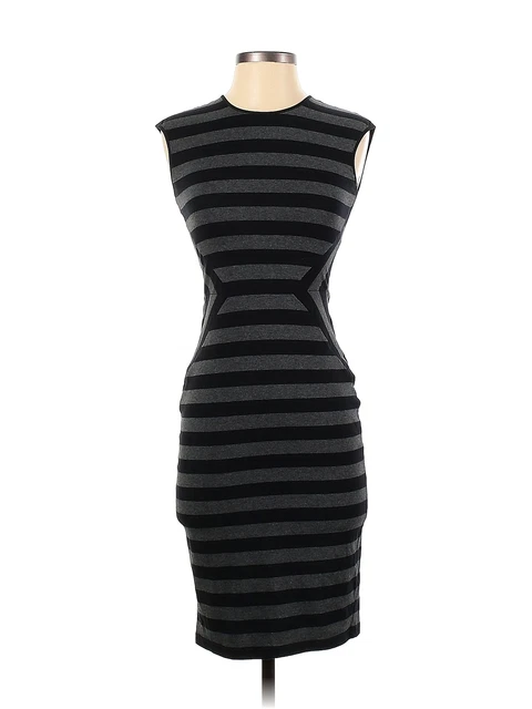 Cache Women Black Casual Dress XS