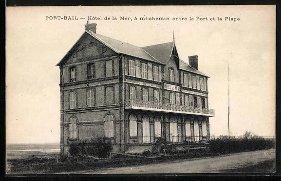 CPA 50 Face Jersey Portbail Carteret BARNEVILLE/MER La Poste