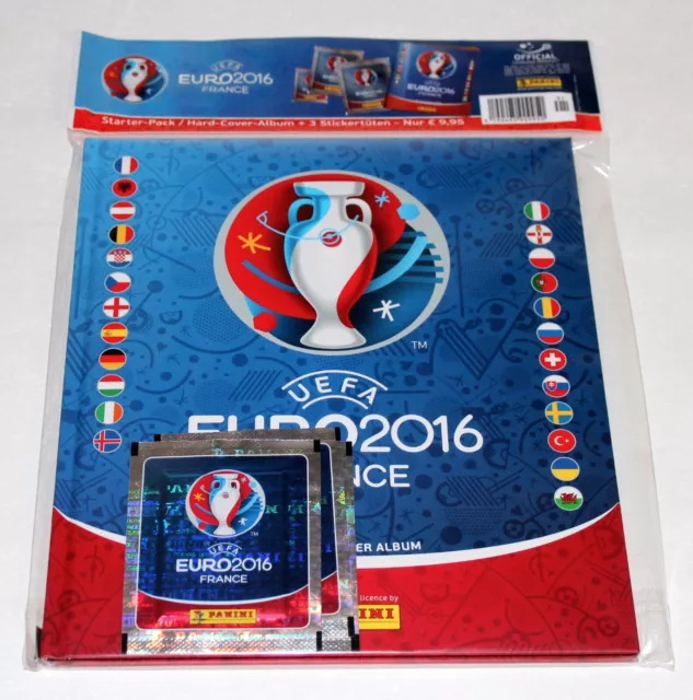 Panini Uefa Em Euro 2016 Starter Set -Hardcover Album Ovp + Box Of 50 Stickers 2