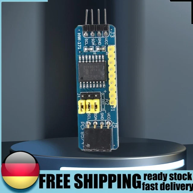 6x PCF8574 I/O-Erweiterungsplatine – I2C-Schnittstelle, 8-Bit-Expander Für Arduino/AVR/ARM