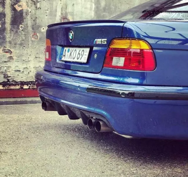 BMW E39 difusor para parachoques Divisor de labios M5 LIP Spoiler...