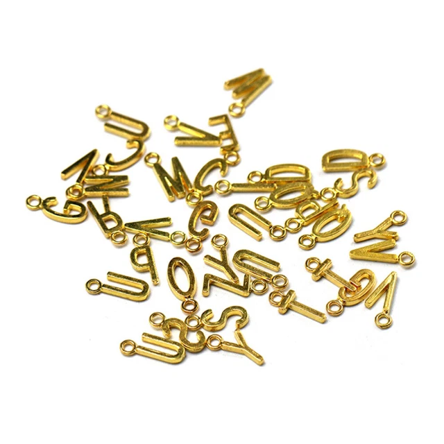 52 pcs Initial Charme Armband Armbänder Anhänger Charme