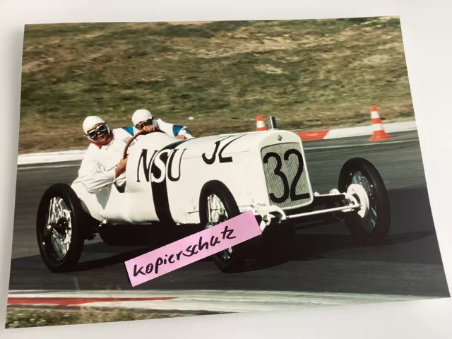 ❤️NSU 6/60 PS Kompressor Rennwagen 1926 | Farbfoto Hochglanz