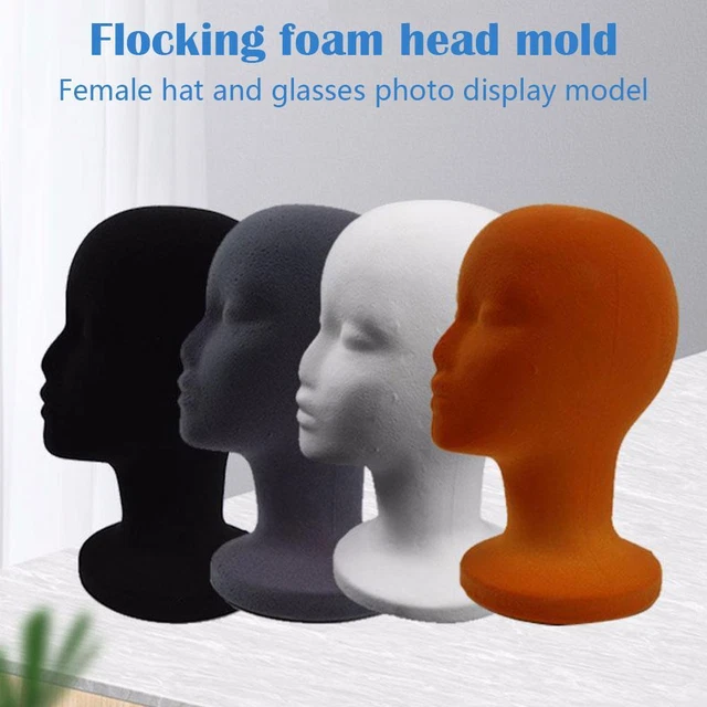FOAM HEAD FEMALE Mannequin Head Glasses Cap Display M1 Glasses Display