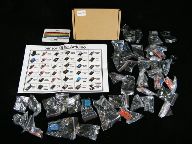 SENSOR KIT FOR Arduino With Resistor Color Guide EUR 35,77 - PicClick FR