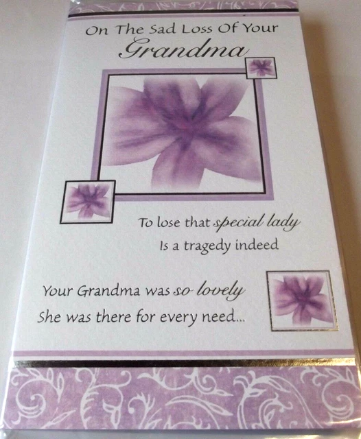 message sympathie décès grand mère