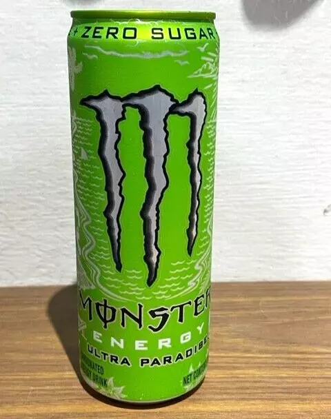 Singapore Version Monster Energy Drink - Ultra Paradise 355ml Empty Can