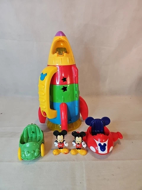 DISNEY MICKEY'S BLAST-OFF Rocket With Light Up And Talking, Clubhouse ...