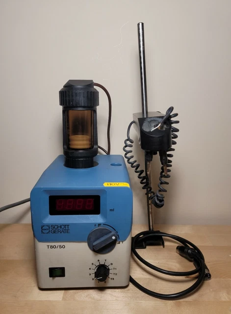 Schott Gerate T80/50 Piston Burette Titration Unit