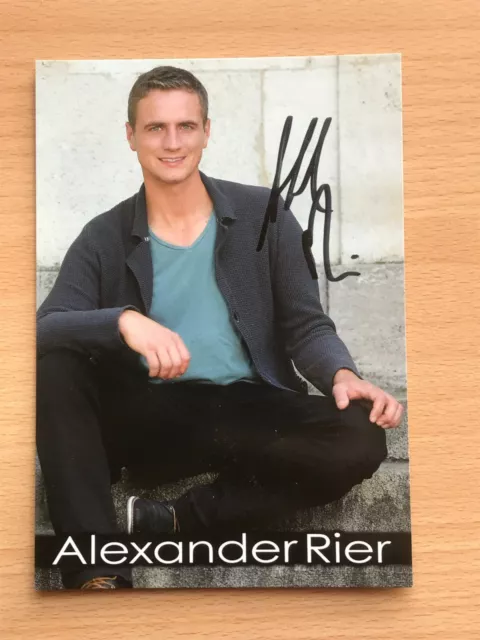 Alexander Rier Autogrammkarte orig signiert MUSIK TV #5806