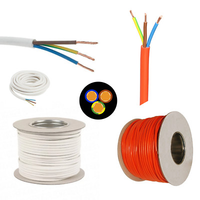 SINGLE CORE 12v 24v Multi Strand cavo filo parete sottile tutte le valutazioni Amp 12 COLORI 