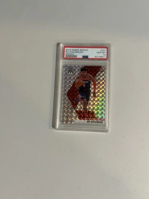 RUI HACHIMURA 2019/20 Panini Mosaic #231 Rookie Fast Break