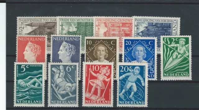 Niederlande Jahrgang 1948 Postfrisch nach NVPH Komplett