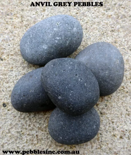 30-50/40-60/50-80mm ANVIL GREY Pebbles/Stones-A GR-20 KG BAG