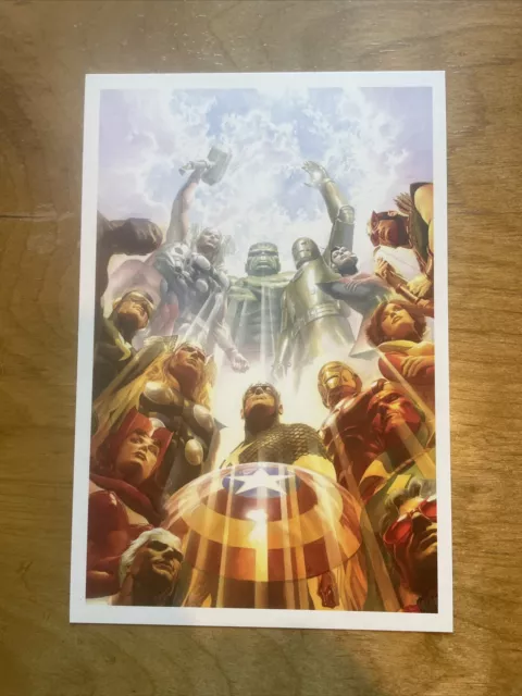 ALEX ROSS SDCC 2014 Marvel Avengers 6x9 Art Print