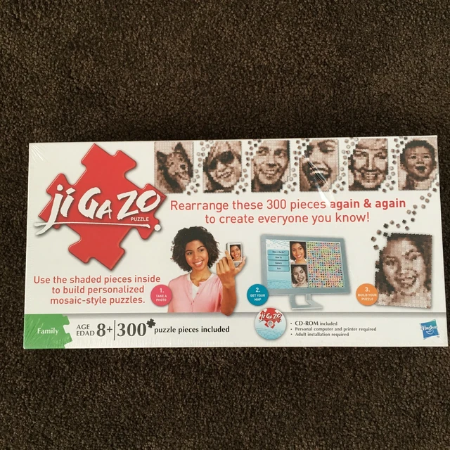 Jigazo puzzle design your own photo image 300 piece puzzle by Hasbro