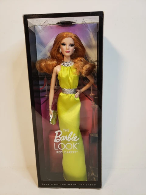 The Barbie Look Red Carpet Green Gown Model Muse Doll 2013 Mattel Bdh26 Nrfb