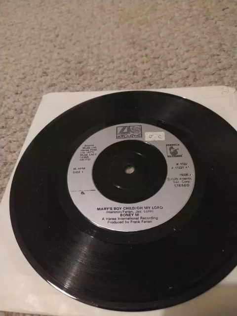 7 Zoll Vinyl Schallplatte, Boney M, Mary's Boy Kind / Tanz auf der Straße