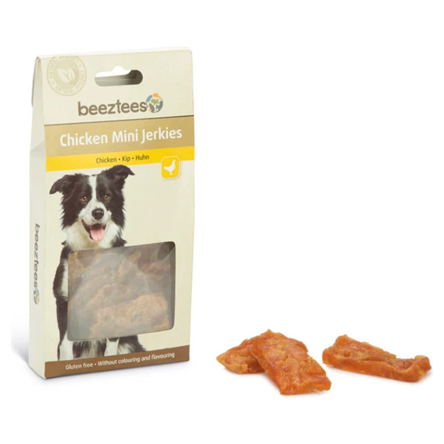 Beeztees Pollo Mini Jerkies 85 G - 8 Pezzo / Pacchetto Risparmio, Nuovo