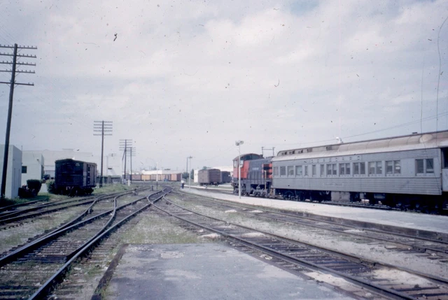 ORIGINAL 1952 RAILROAD SLIDE SEABOARD AIR LINE SAL Columbia Bridge Miami FLORIDA