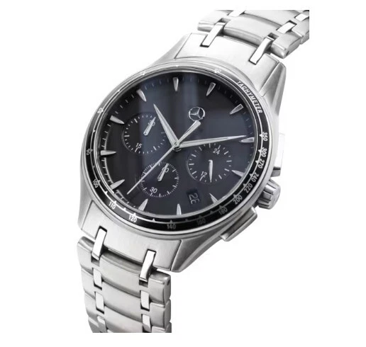 Montre Mercedes-Benz Homme Quartz Chronographe - Réf. MBA0D143087 - État Occasion, Boîte Incluse