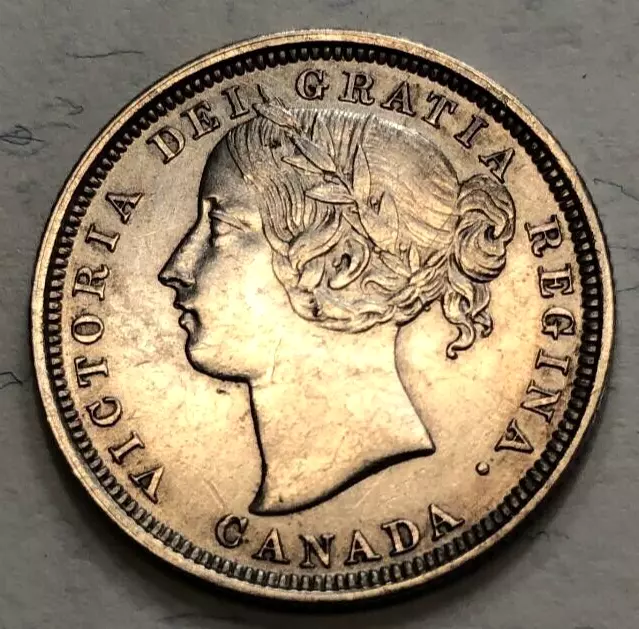 Canada, 1858, 20 Cents, Very Rare, One year only coin, Uncirculated Beauty !