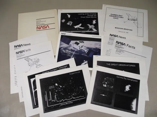 1991 NASA Gamma Ray Observatory Mission Briefing, Photo, Press Release