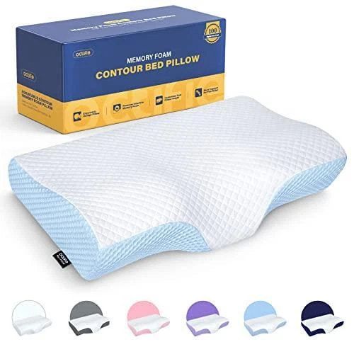 Octifie Adjustable Cervical Pillow for Neck and Shoulder Pain Relief, 5x Support