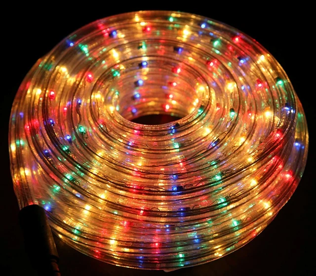 Led Rope Light Function 8 FUNCTION LED Rope Light 10m/6m Multi Coloured For Christmas ...