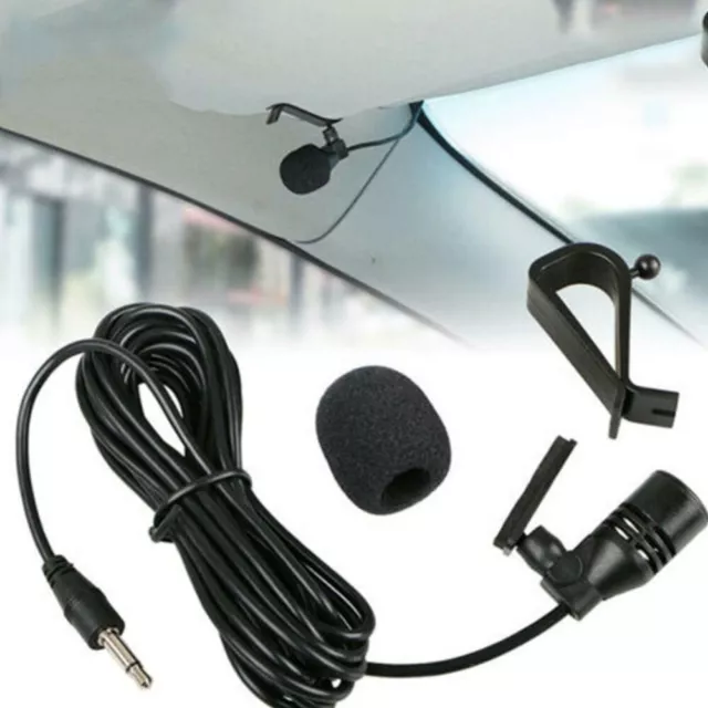 Car Radio Stereo Microphone Bluetooth Enabled Car Stereo Microhone for 3.5mm