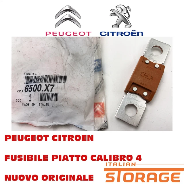 PEUGEOT CITROEN FUSIBLE Plat Cal 4 Neuf Original 6500X7 6500.X7 EUR 19 ...