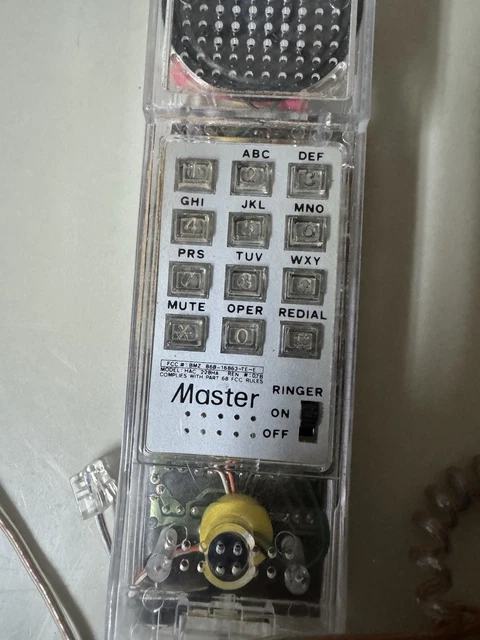 MASTER CLEAR PHONE Vintage 80’s 90’s £22.33 - PicClick UK