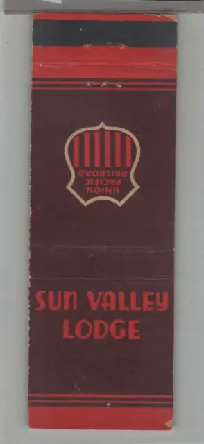 Matchbook Cover - Railroad - Union Pacific Railroad Sun Valley Lodge
